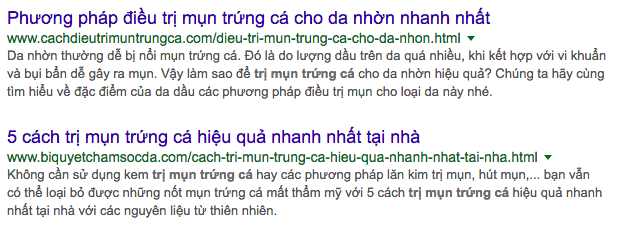 TOP tìm kiếm google hiển thị