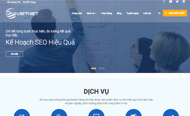 Trang chủ Website Vietnetgroup