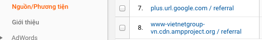 Nguồn phương tiện trong Google Analytics