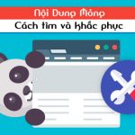 Nội dung mỏng - Cách tìm và khắc phục trang xấu