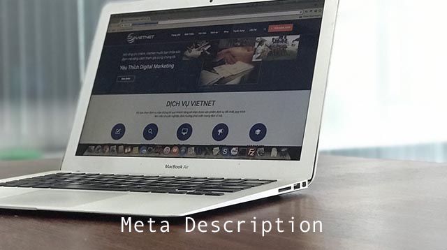 Thẻ Meta Description viết blog bởi VNG