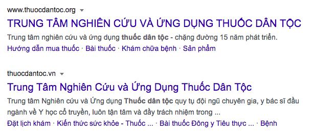 Thẻ Meta Description ngắn gọn 