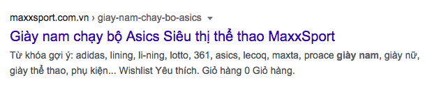 Thẻ Meta Description không có tùy chỉnh
